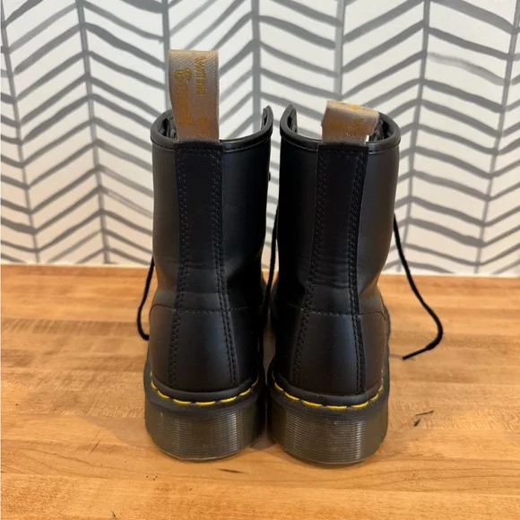 Dr. Martens Black Combat Boots - Picture 3 of 5